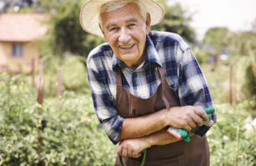 Working with big love for gardening