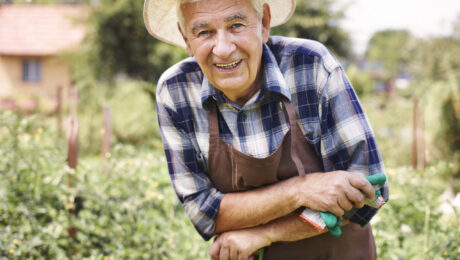 Working with big love for gardening